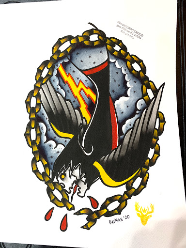 Explore tattoo ideas for behind ear, creative tattoo ideas in Kansas City, available at Golden Stag Tattoo and Gallery