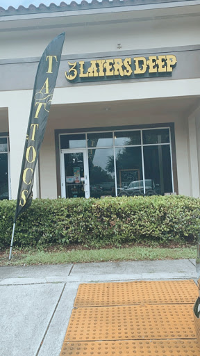 Tattoo Shop «3 Layers Deep Piercing & Tattoo Gallery», reviews and photos, 4651 N State Rd 7 #12c, Coral Springs, FL 33073, USA