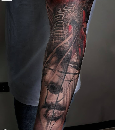 Explore tattoos behind ear ideas, creative tattoo ideas in Ambler, available at Tattoo GalaxyAmbler Piercing & Custom Tattoos