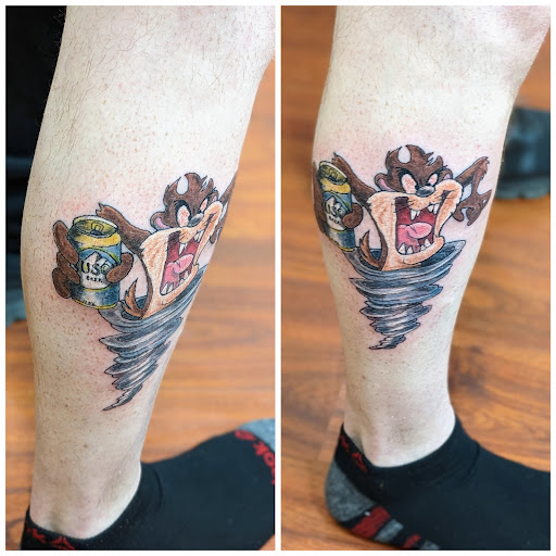 Explore cool neck tattoo ideas, creative tattoo ideas in Pittsburg, available at NeonMoon Tattoo