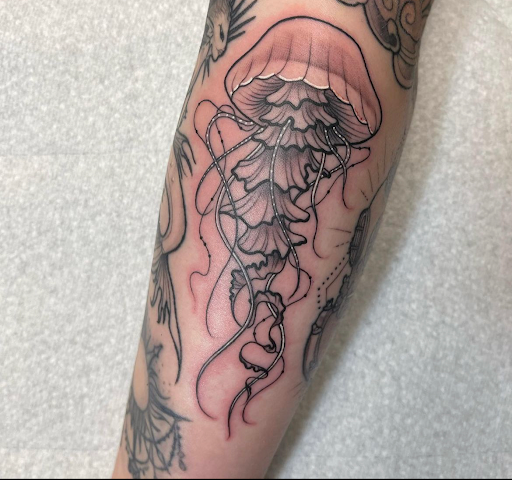 Explore round tattoo ideas, creative tattoo ideas in Lakewood, available at War Horse Ink