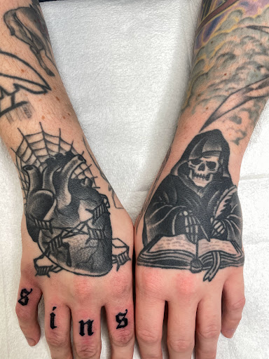 Explore chest to shoulder tattoo ideas, creative tattoo ideas in Delmar, available at Resolute Tattoo