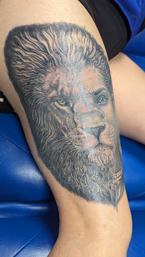 Explore tribal cross tattoo ideas, creative tattoo ideas in North Aurora, available at Ink Bar Tattoo