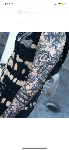 Explore prayer tattoo ideas, creative tattoo ideas in Winter Park, available at Golden Tarot Ink Club