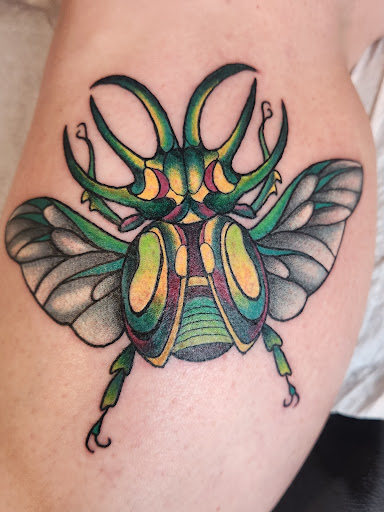 Explore cross tattoos ideas, creative tattoo ideas in Portland, available at Brass & Briar Studios