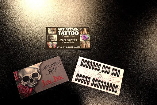Tattoo Shop «Art Attack Tattoo», reviews and photos, 3656 Reynolda Rd, Winston-Salem, NC 27106, USA