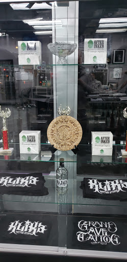 Explore neck tattoo ideas guys, creative tattoo ideas in Phoenix, available at Grand Avenue Tattoo & Piercings