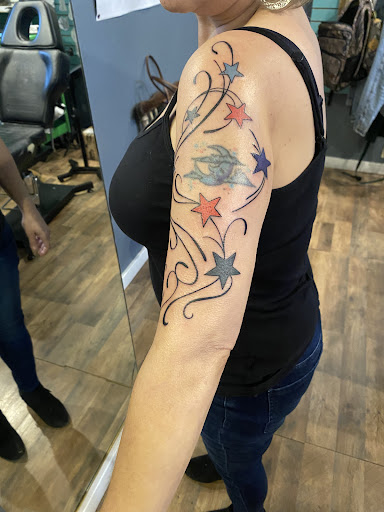 Explore long distance tattoo ideas, creative tattoo ideas in Greensboro, available at Boss Lady Piercings & Tattoos