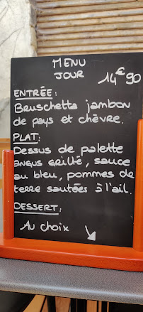 Menu / carte de Restaurant La Vallée à Loubeyrat