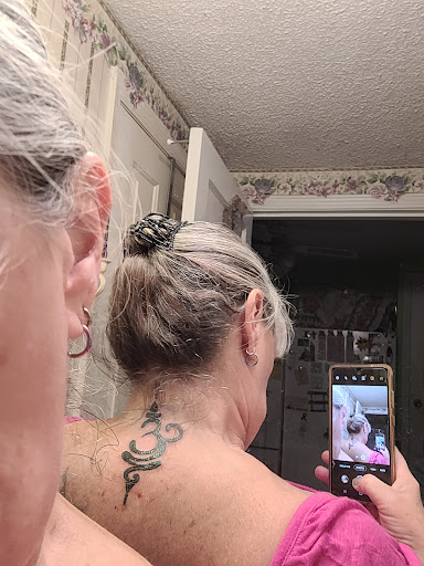 Explore oogie boogie tattoo ideas, creative tattoo ideas in Lafayette, available at Hometown Glory Tattoo & Piercing