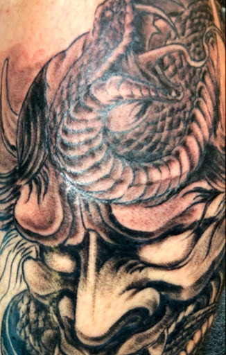 Explore skate tattoo ideas, creative tattoo ideas in Medford, available at Chromatic Tattoo Studio & Body Piercing