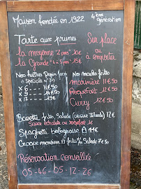 Menu / carte de Tarte aux Prunes à Saint-Georges-de-Didonne