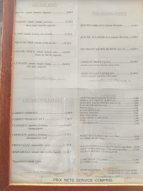 Menu du Restaurant La Terrasse Panoramique St Paul de Vence à Saint-Paul-de-Vence