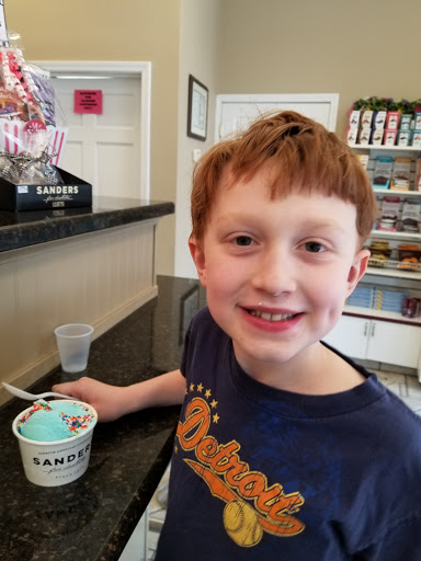 Ice Cream Shop «Sanders Chocolate & Ice Cream Shoppes - Wyandotte», reviews and photos, 3042 Biddle Ave, Wyandotte, MI 48192, USA