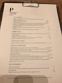 Restaurant italien Restaurant Passerini à Paris - menu / carte