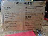 Restaurant italien Le Pizzo à Montreuil (le menu)