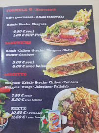 Chiche Kebab Auch à Auch menu