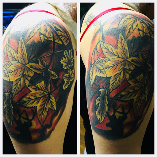 Explore gps coordinates tattoo ideas, creative tattoo ideas in Princeton, available at The Asylum Tattoos & Fine Art