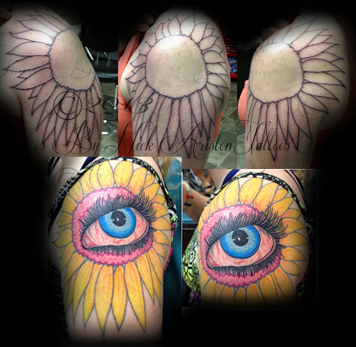 Explore kintsugi tattoo ideas, creative tattoo ideas in Mason City, available at Technicolor Tattoo Studio