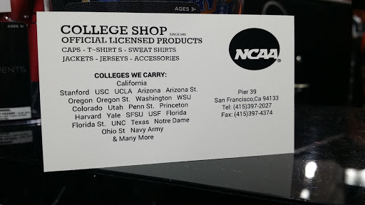 Sportswear Store «College Shop», reviews and photos, 2 Beach St, San Francisco, CA 94133, USA