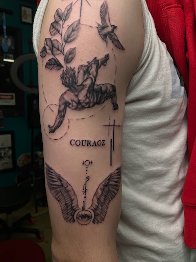 Explore levi ackerman tattoo ideas, creative tattoo ideas in Spring, available at Skin Stories Tat2