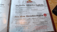 Restaurant Back und Brauhaus Drayß à Lorsch (le menu)