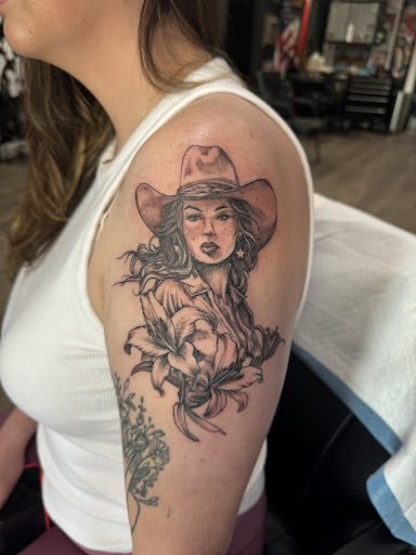 Explore warlock tattoo ideas, creative tattoo ideas in Oak Forest, available at Silver Raven Tattoos