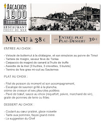 Restaurant Arcachon 1900 à Arcachon - menu / carte
