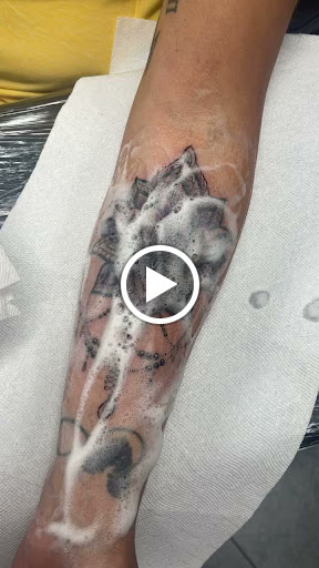 Explore birthday month tattoo ideas, creative tattoo ideas in Bryan, available at The Blackest Crow Tattoo Studio