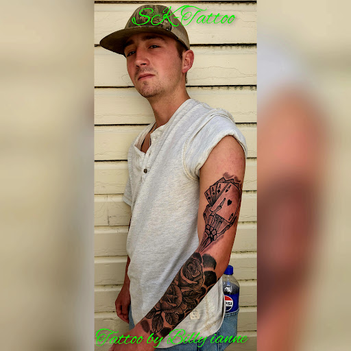 Explore daughter sleeve tattoo ideas, creative tattoo ideas in Meridian, available at SK-Tattoo1