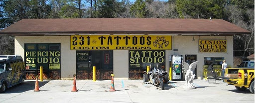 Tattoo Shop «231 Tattoos & Piercing Panama City Florida», reviews and photos, 2411 US-231, Panama City, FL 32405, USA
