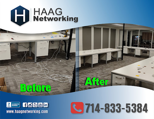 HAAG Networking. Cabling, Security Cameras, MSP, IT Support and Services. image