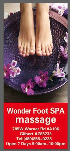 Day Spa «Wonder Foot Spa», reviews and photos, 785 Warner Rd, Gilbert, AZ 85233, USA