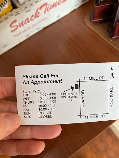 Orthopedic Shoe Store «Footwear Footcare», reviews and photos, 28743 Ryan Rd, Warren, MI 48092, USA