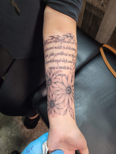 Explore multi name tattoo ideas, creative tattoo ideas in Plano, available at Karma Ink Tattoos Piercing, Clothing & Jewelry