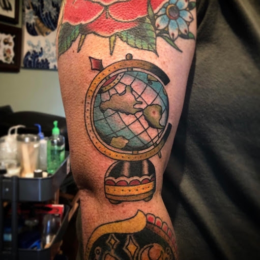 Explore hollywood tattoo ideas, creative tattoo ideas in Lawrence, available at Standard Electric Tattooing
