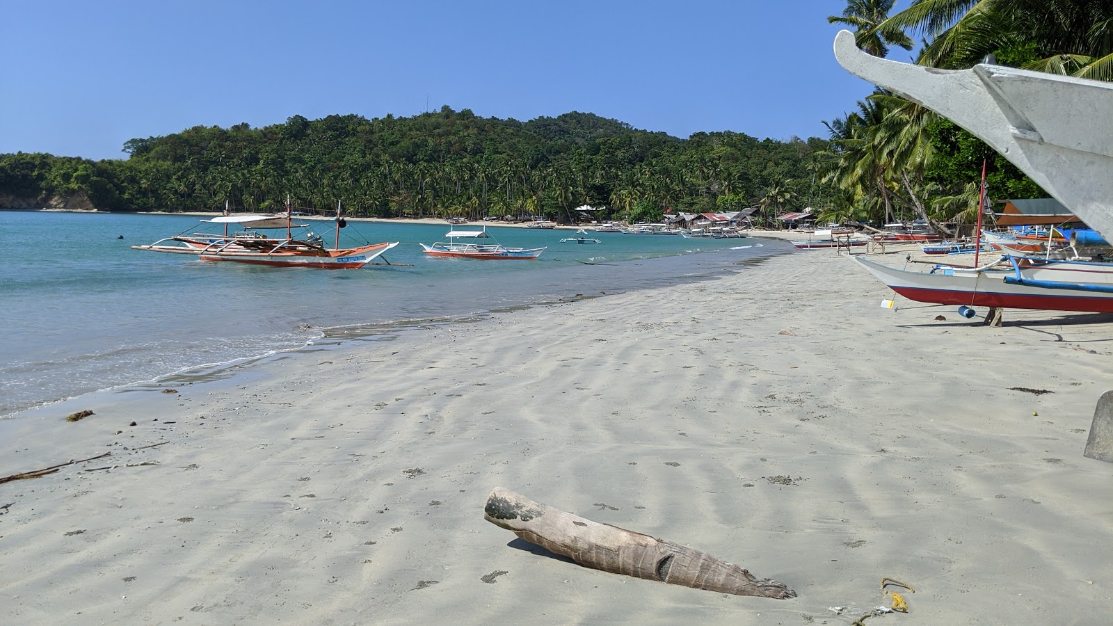 Penanindigan Beach的照片 带有明亮的沙子表面