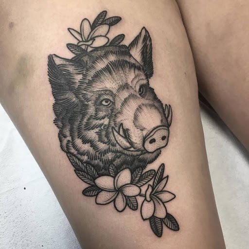 Explore mamma mia tattoo ideas, creative tattoo ideas in Dunn, available at Heart and Hammer Tattoo Co.