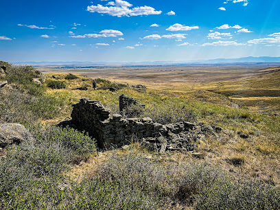 Old Ruins, First Peoples Buffalo Jump State Park