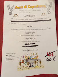 Carte du Trattoria Dal Frao à Piazza Vecchia