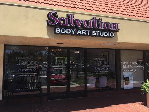 Explore peck tattoo ideas, creative tattoo ideas in Coral Springs, available at Salvation Tattoo Lounge Coral Springs