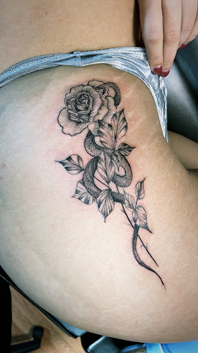 Explore witch tattoos ideas, creative tattoo ideas in Farmington, available at TATTOO 13 & Laser Tattoo Removal