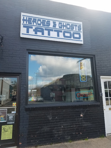 Tattoo Shop «Heroes & Ghosts Tattoo», reviews and photos, 3035 W Cary St, Richmond, VA 23221, USA