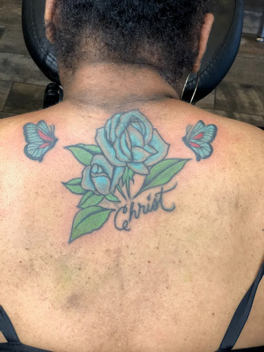 Explore mother daughter tattoo idea, creative tattoo ideas in Hamtramck, available at Harlequin Tattoo