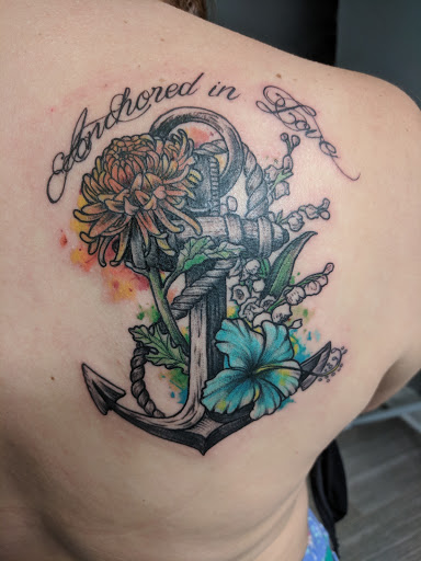 Explore hellscape sleeve tattoo ideas, creative tattoo ideas in Orlando, available at Stigma Tattoo Bar