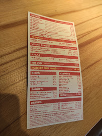 Jim Block Jungfernstieg à Hamburg menu