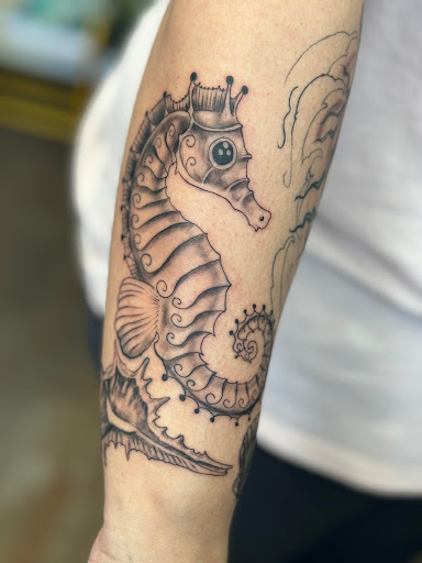 Explore wilderness tattoo ideas, creative tattoo ideas in Papillion, available at Moon Water Tattoo