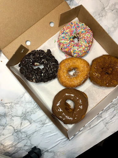 Red star donuts and desserts