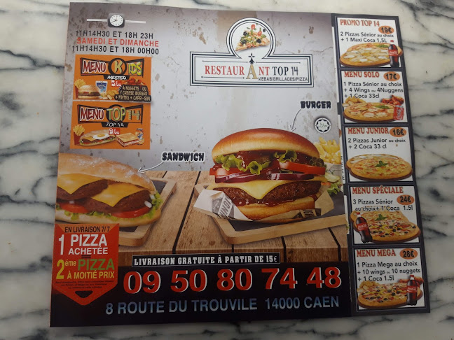 Restaurant Grillades Top 14 Pizza Kabeb - Restaurant