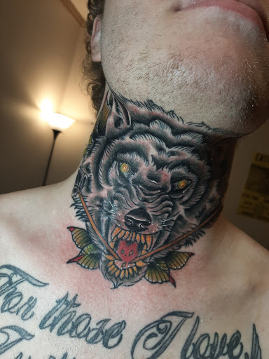 Find cool dog tattoo ideas for your next unique tattoo in Lakeview at Backwoods Tattoo Studio